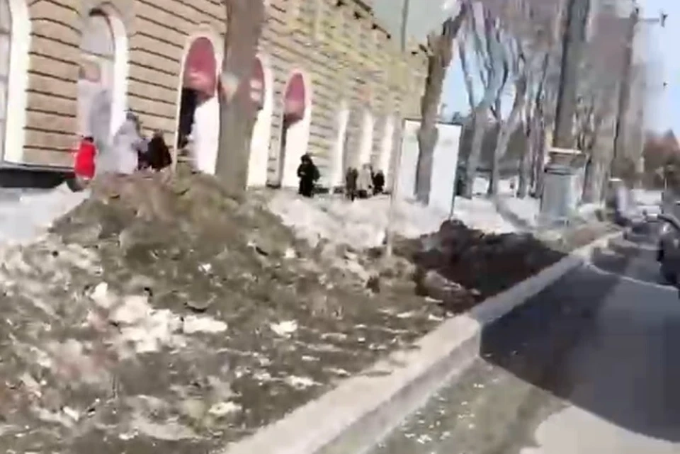 Сергей Кравчук возмутился внешним видом центра Хабаровска Фото: скриншот из видео