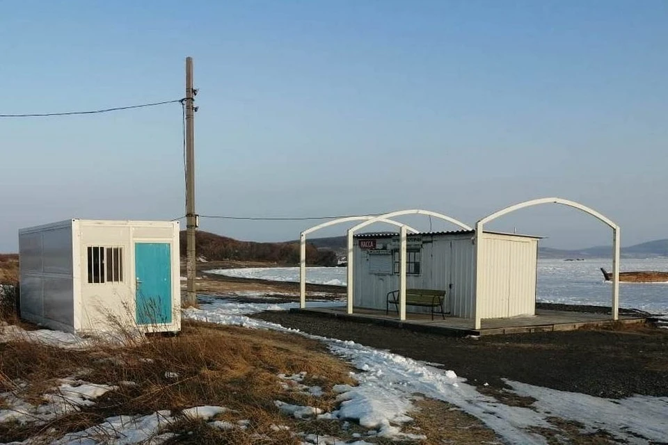 Теплое помещение для пассажиров появилось на острове Рейнеке.