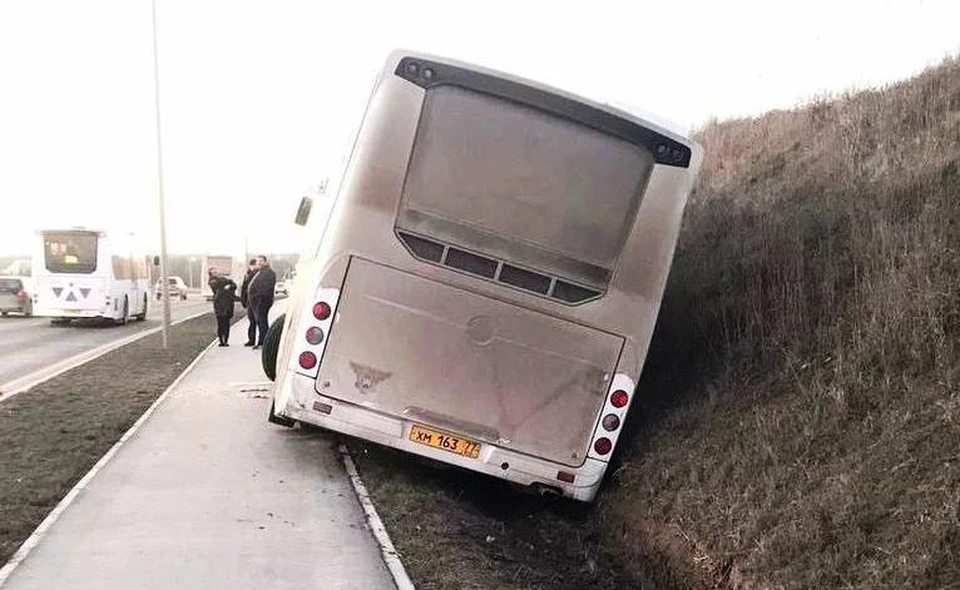 Место ДТП. Фото: пресс-служба УМВД РФ по Севастополю