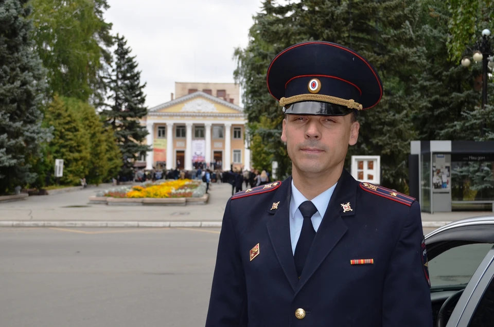 Начальник ГИБДД Озерска Андрей Поцелуйко. Фото: ГУ МВД по Челябинской области