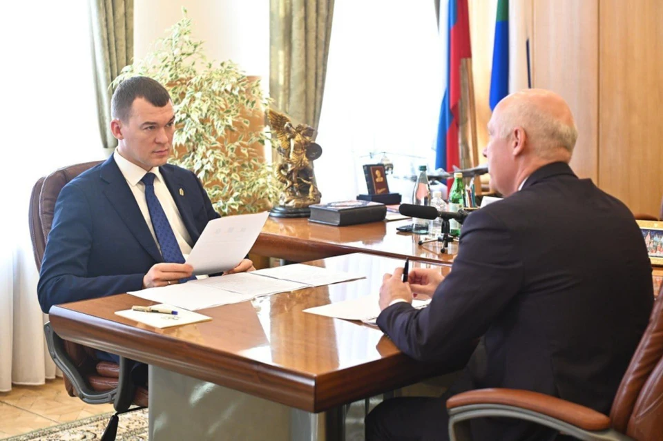 Встречи с главами муниципалитетов губернатор Хабаровского края проводит постоянно. Фото: правительство Хабаровского края