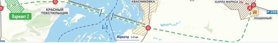 Карта Южного обхода