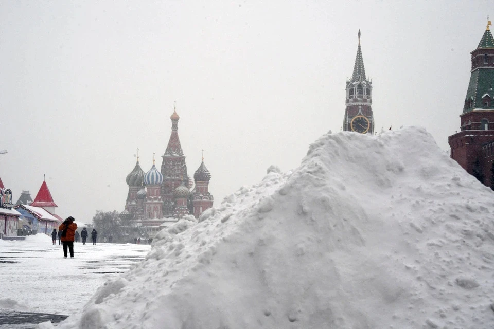 Снежный покров в Москве продолжает расти