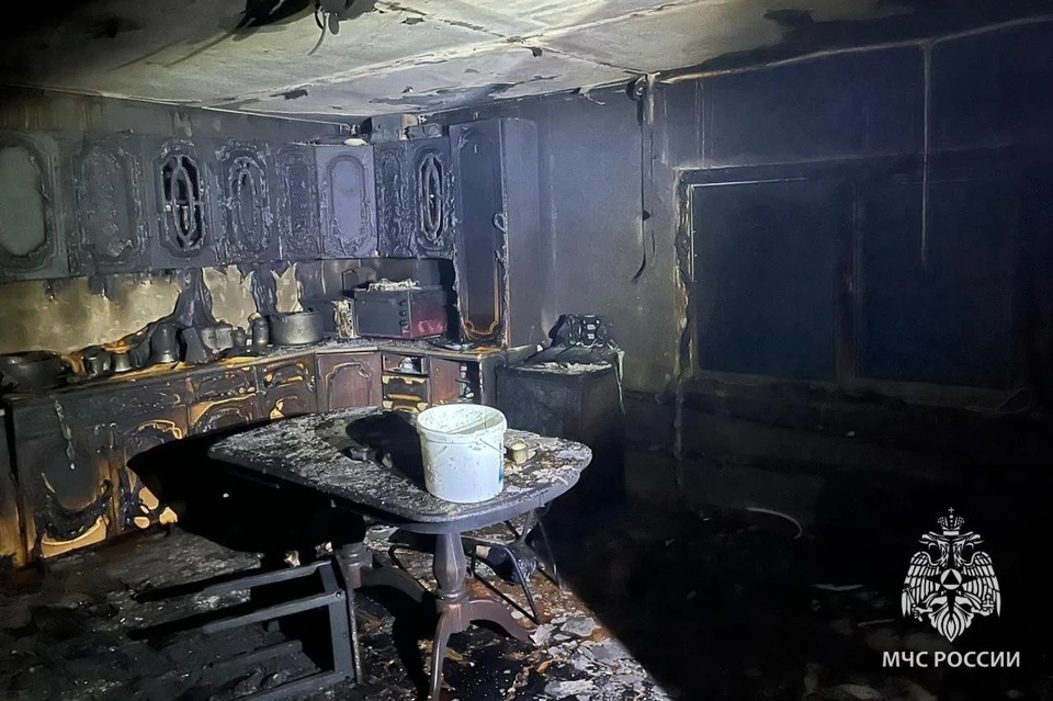 Один мужчина погиб и двое пострадали в пожаре в доме под Липецком
