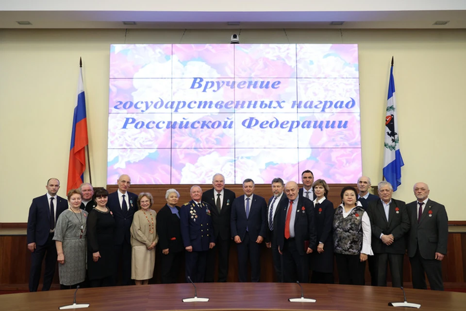 18 жителей Иркутской области получили награды по поручению Президента РФ Владимира Путина