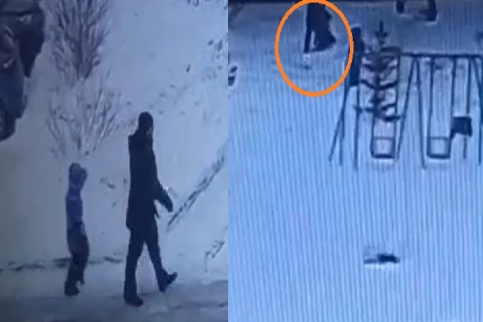 Под Новосибирском мужчина схватил 9-летнего мальчика и велел своей дочери его избить. Фото: стоп-кадр.