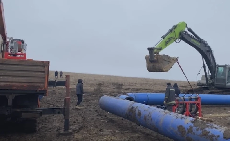 На строительство водовода ушло две недели (архивное фото)