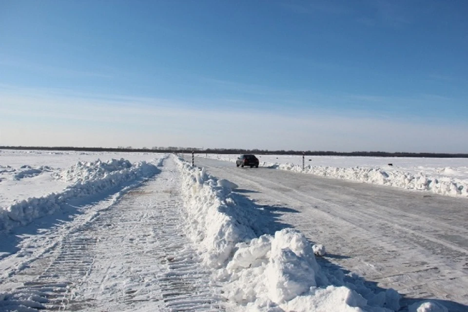 Ледовые переправы закрыли в Хабаровском районе