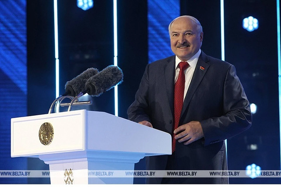 Лукашенко на Славянском базаре в Витебске в 2022-м. Фото: архив БелТА