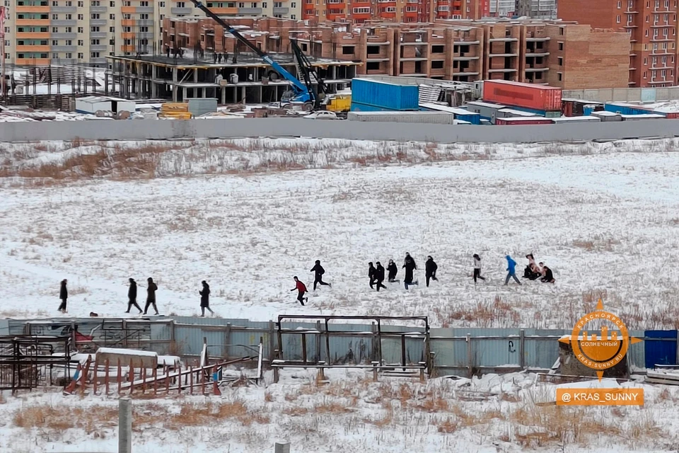 Красноярские полицейские проводят проверку по факту драки в Солнечном. Фото: vk.com/kras_sunny