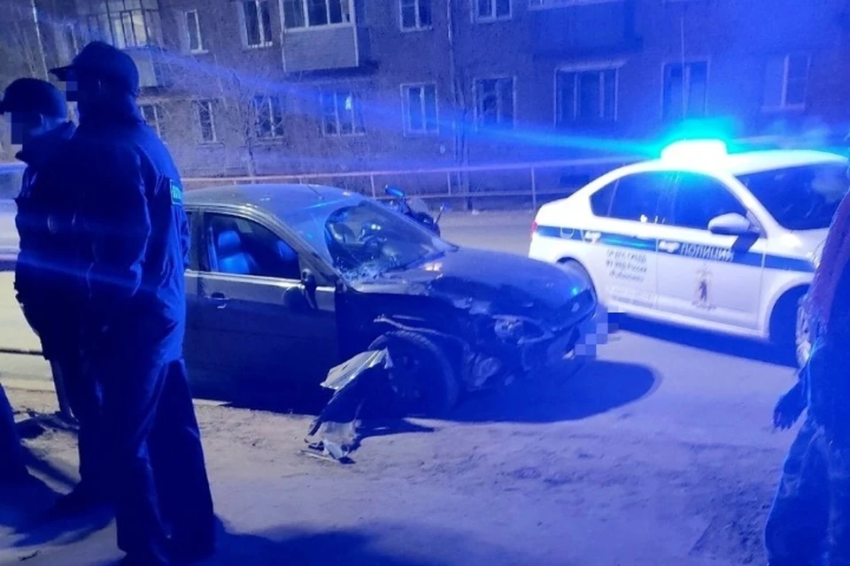 Водитель сбил детей и поехал дальше. ФОТО: группа "Это случилось в Рыбинске" ВКонтакте