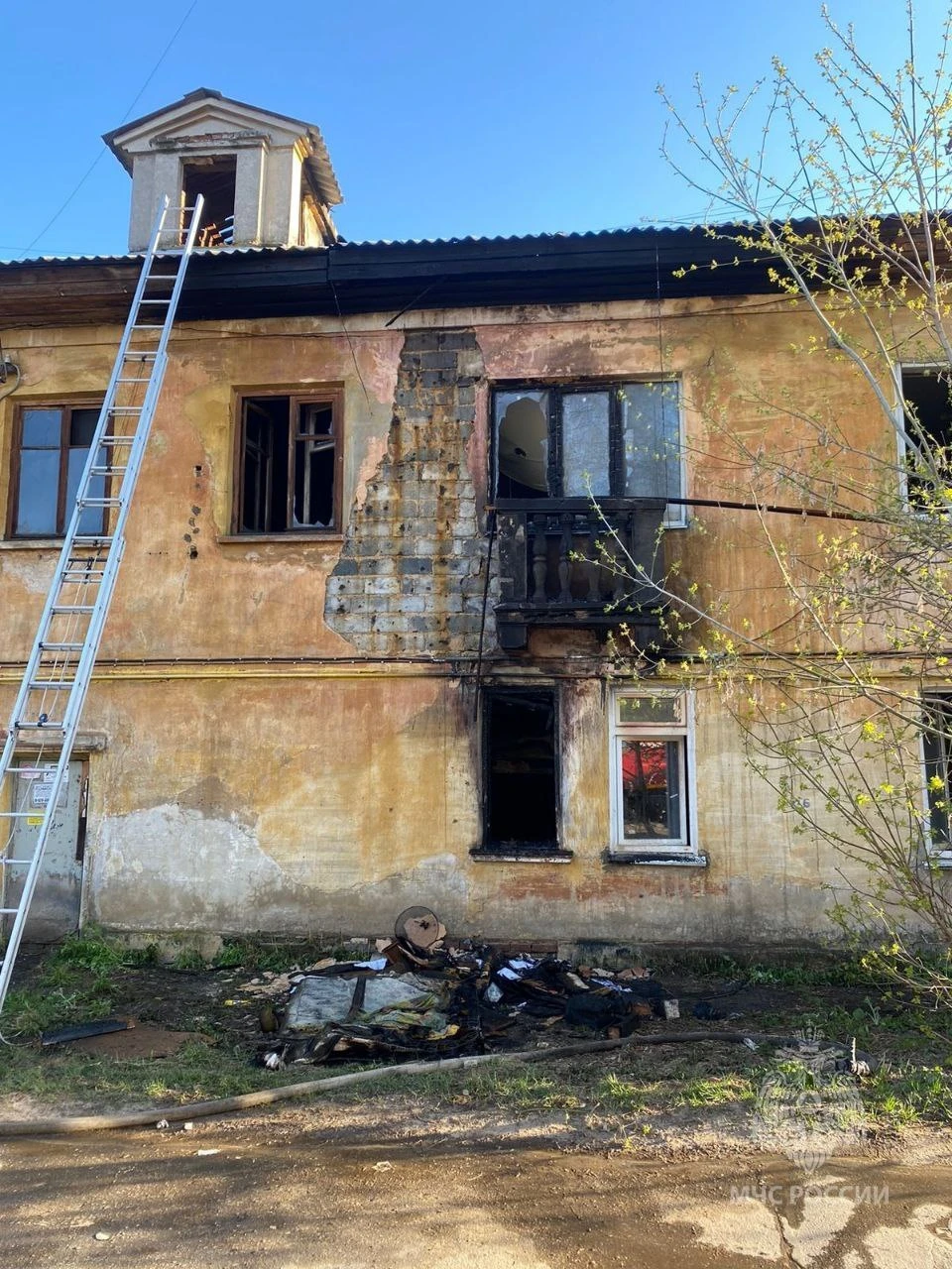 Нижегородец погиб во время пожара в многоэтажке в Приокском районе. Фото: ГУ МЧС России по Нижегородской области