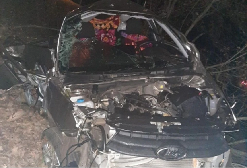 Под Волгоградом 26-летний водитель разбился на «Ладе»