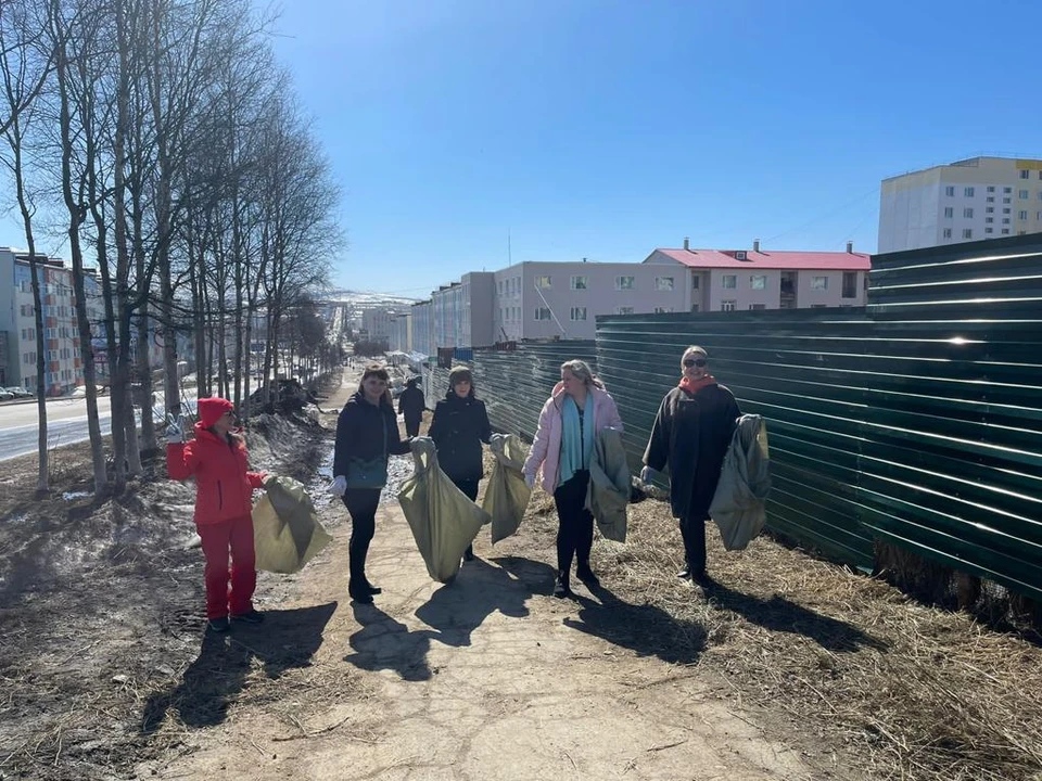 Три дня продлится субботник в Магадане Фото: администрация Магадана