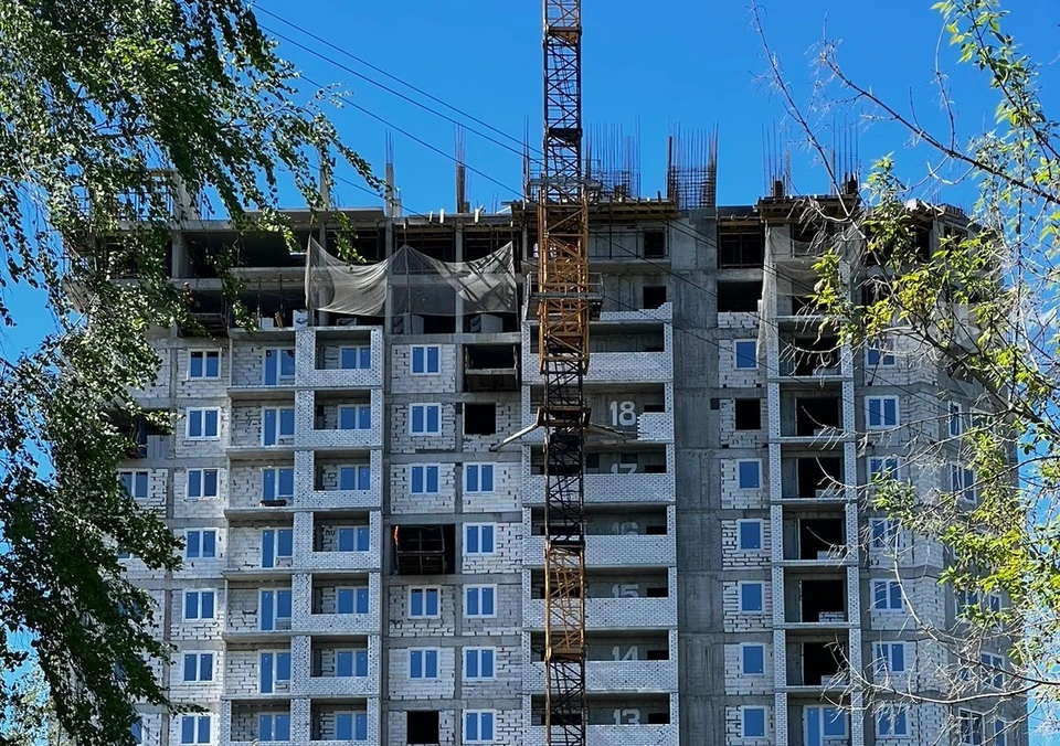 Проблемный ЖК «Гелиос» в Нижнем Новгороде построен на 45%.