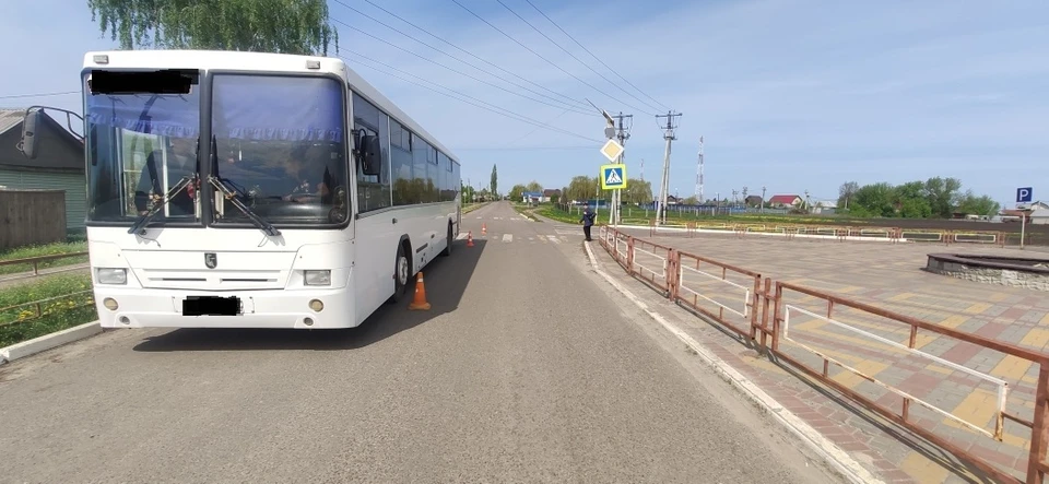 Девочка ехала по пешеходному переходу