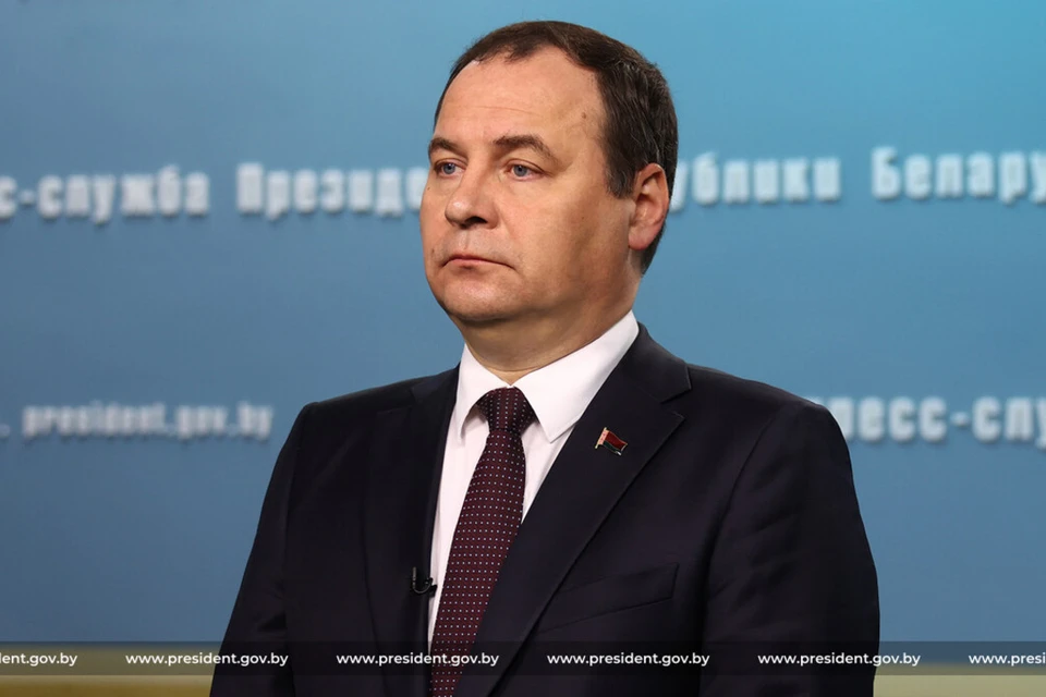 Головченко сказал, что с апреля 2023 года Беларусь вышла на уровень, который был в 2022 году. Фото: president.gov.by