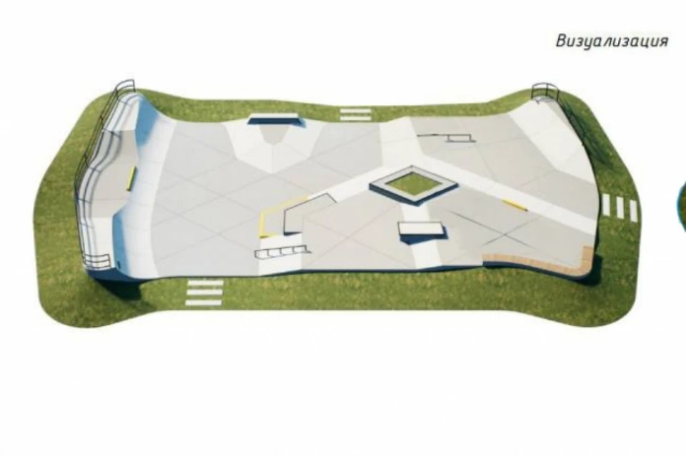 Площадь современного скейт-парка составит 1,4 тысяч кв.м.