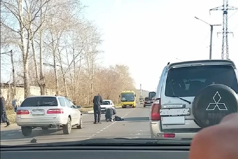 В две аварии за 10 минут попал житель Комсомольска Фото: скриншот из видео