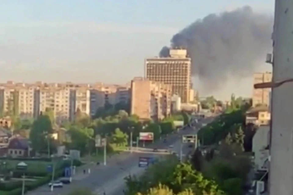 В Луганске прогремели взрывы. Фото: скриншот видео
