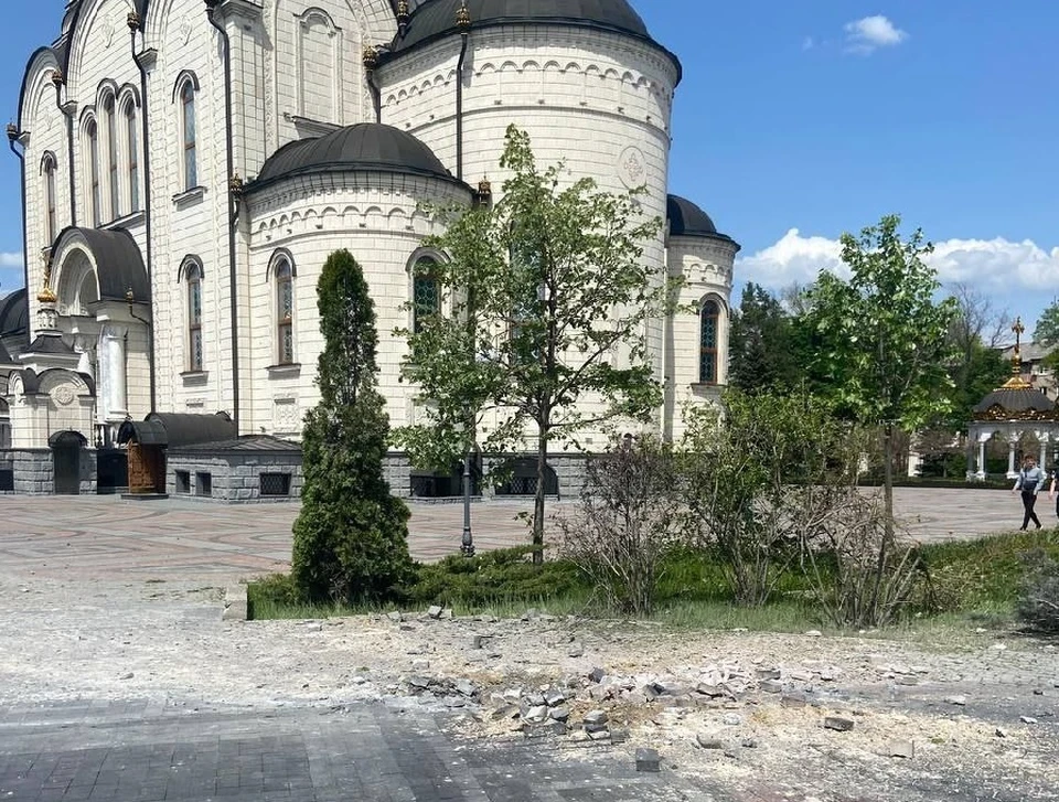 ВСУ обстреляли центр Горловки, поврежден собор. Фото: Приходько/ТГ