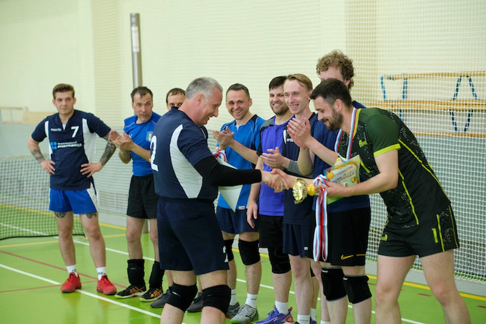 Команда АО «Нижегородский водоканал» заняла первое место в турнире по волейболу