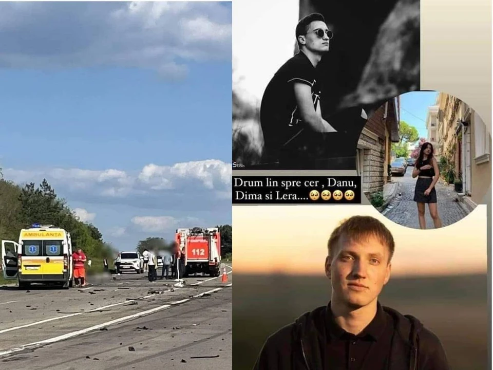 Место ДТП, в котором погибли Дану, Дима и Лера. Фото: Соцсети.