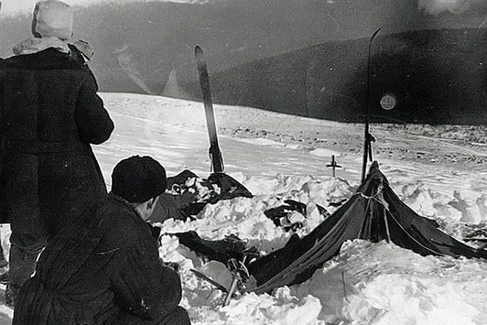 Палатка группы Игоря Дятлова, найденная на перевале