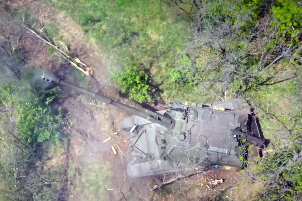 Уничтожено более 70-ти украинских террористов, четыре боевые бронированные машины и пять пикапов