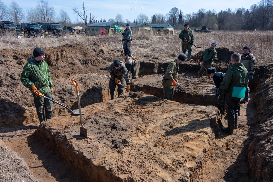 Томские поисковики нашли останки 51 красноармейца