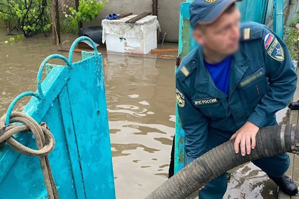 Спасатели ликвидировали последствия дождей Фото: ГУ МЧС России по Херсонской области