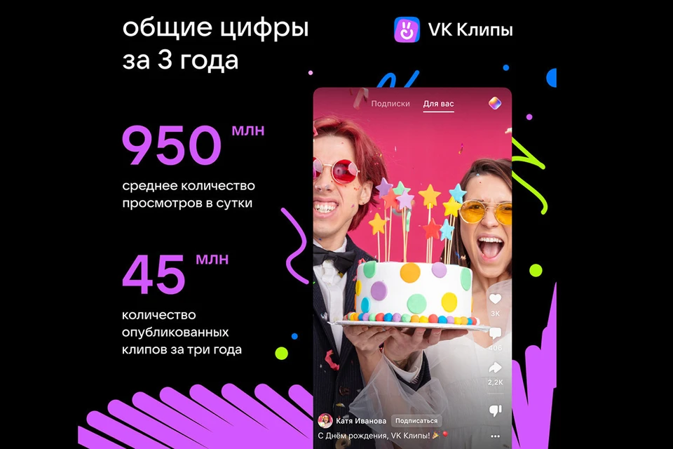 Платформа отметит день рождения 7 июня зрелищной церемонией награждения «Премии VK Клипов – 2023»
