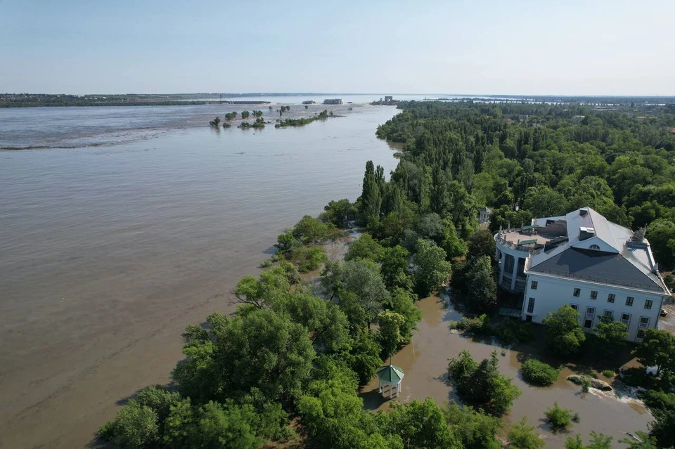 Город уходит под воду