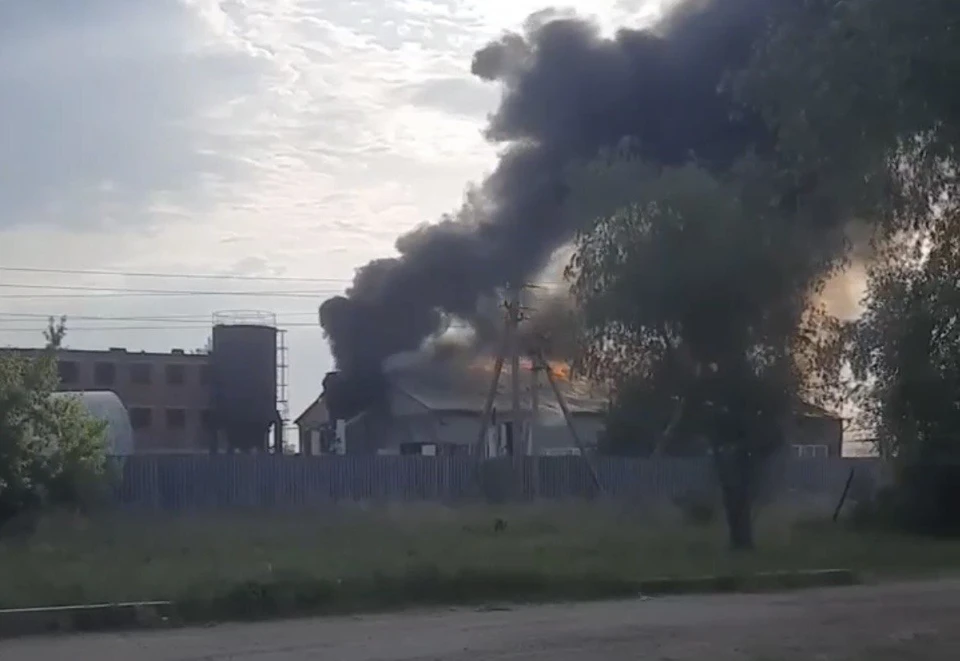 Фото: скриншот видео из телеграм-канала "Инцидент Омск"