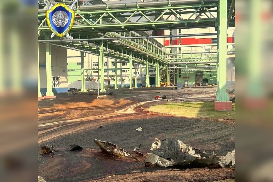 Стали известны имена трех погибших выпарщиков во время вспышки газовоздушной смеси на Светлогорском ЦКК 7 июня. Фото: телеграм-канал Следственного комитета