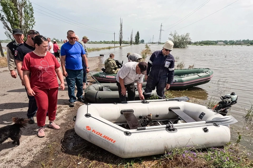 Семьи погибших в результате подрыва Каховской ГЭС получат по миллиону рублей Фото: Алексей Коновалов/ТАСС