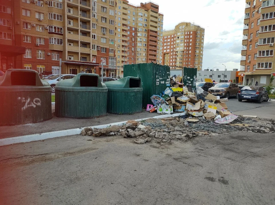 Жители просили перенести контейнерную площадку дальше от дома.