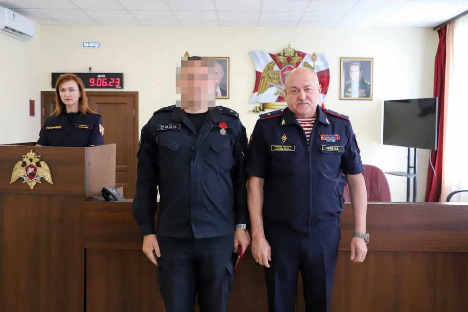 Семь бойцов рязанской Росгвардии, участвовавших в СВО, получили ордена и медали.