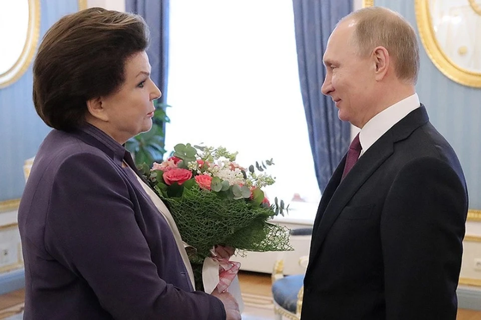 Путин встретится с Валентиной Терешковой в годовщину её полёта в космос, фото: Михаил Климентьев, пресс-служба президента РФ/ТАСС