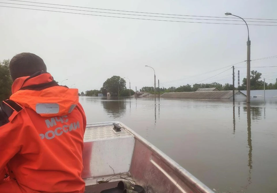 Во многих населенных пунктах уровень воды поднялся на высоту от двух до пяти метров. Фото: правительство Херсонской области