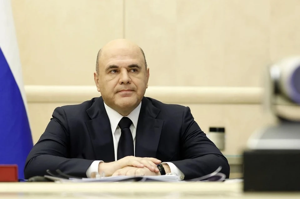 Мишустин проводит совещания с членами правительства на рабочем месте, фото: Дмитрий Астахов/POOL/ТАСС