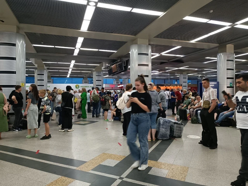 Появились фото аэропорта в Минводах, временно не принимающего самолеты