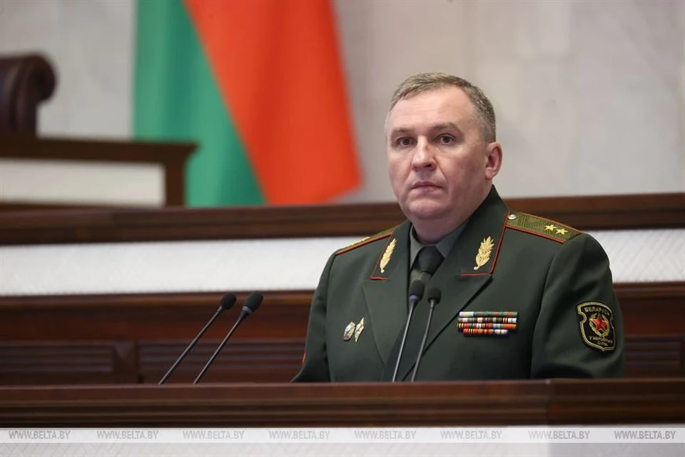 Проект закона представил министр обороны Беларуси Виктор Хренин. Фото: БелТА.