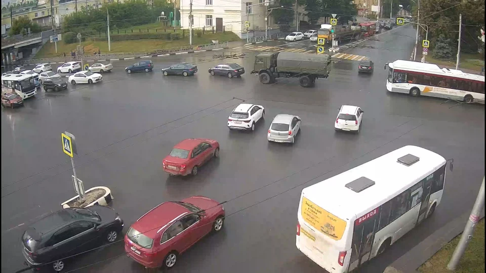 Вечером в пятницу, 30 июня, Рязань встала в 10-балльную пробку.