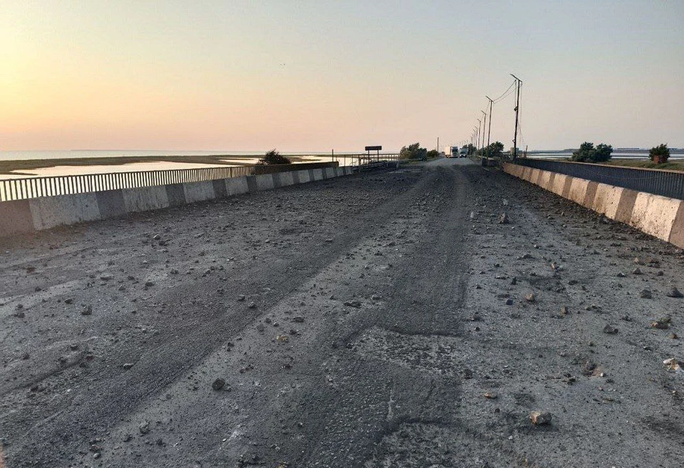 Мост был поврежден 22 июня после обстрела со стороны украинских боевиков ФОТО: Владимир Сальдо