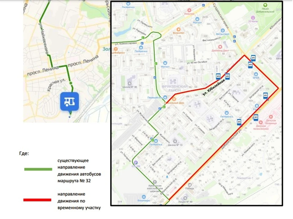 Карта движения автобусов владимир