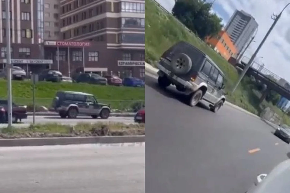 В Новосибирске гаишники ищут внедорожник, ехавший задом по улице Ипподромской. Фото: "АСТ-54"