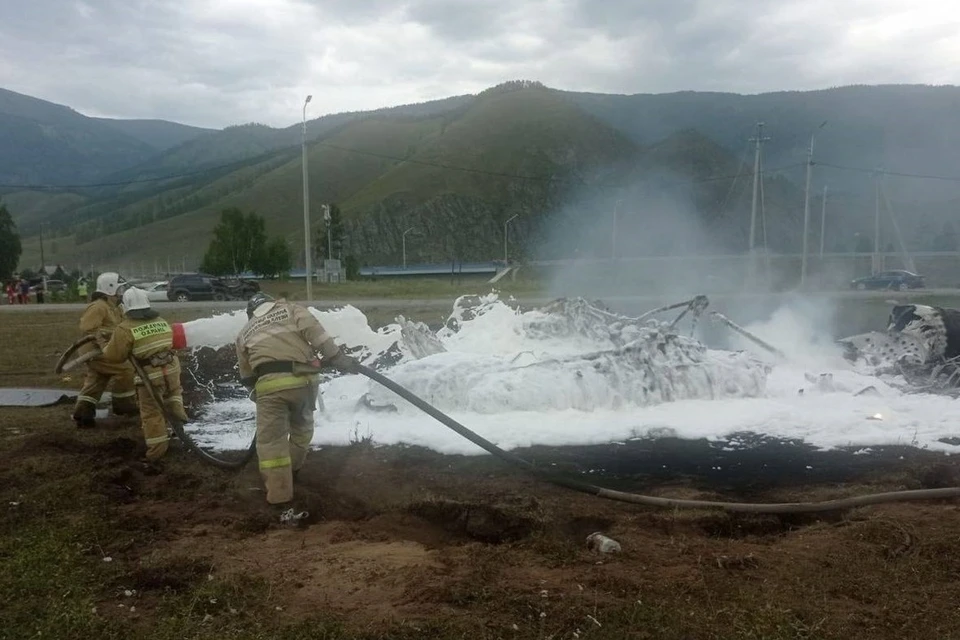 Вертолет Ми-8 потерпел крушение в Республике Алтай 27 июля 2023 года