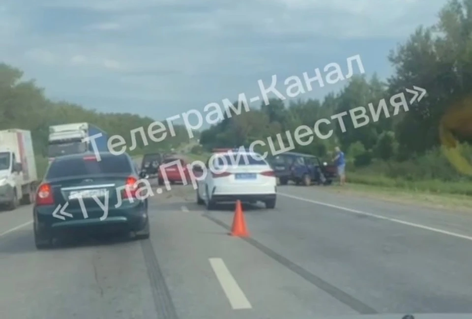В ДТП на трассе в Киреевском районе пострадал 69-летний водитель автомобиля «ВАЗ»