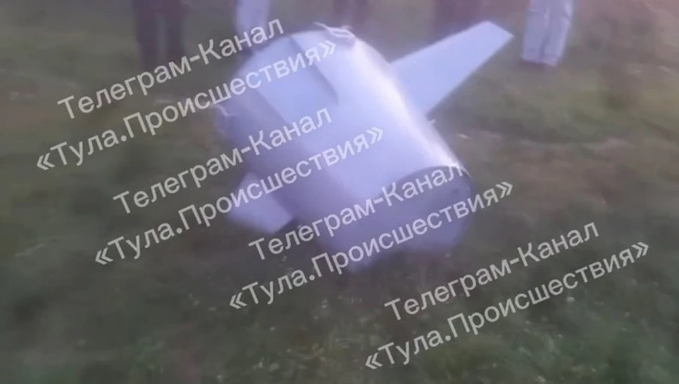 В Алексинском районе местные жители обнаружили колпак от аэробаллистической ракеты